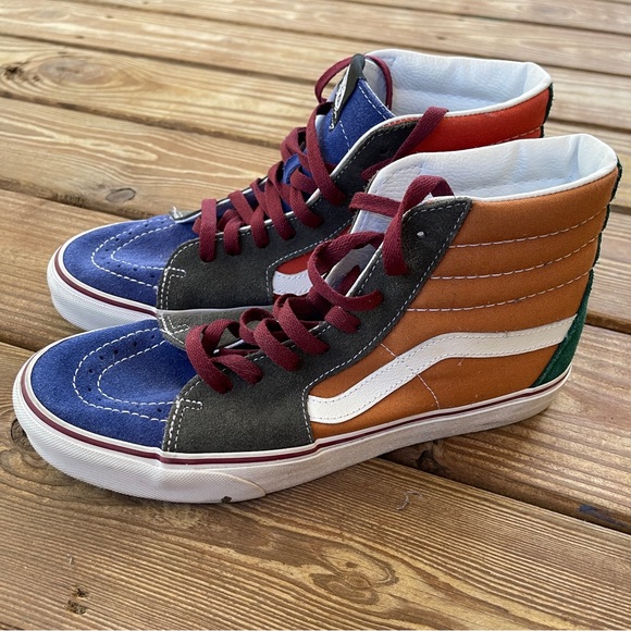 Vans Other - Vans Sk8-Hi Multicolor High Top Sneakers